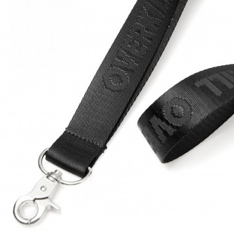 Deluxe lanyard with debossed text or logo