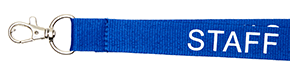 Flat 20mm. - Blue with STAFF