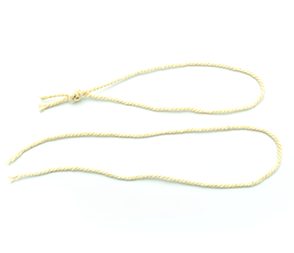 Hang tag strings natural colored cotton