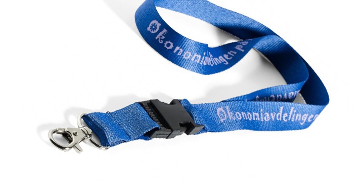 Lanyards with text printed