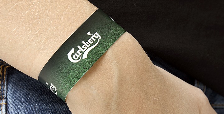 ONCE digitally printed writsbands