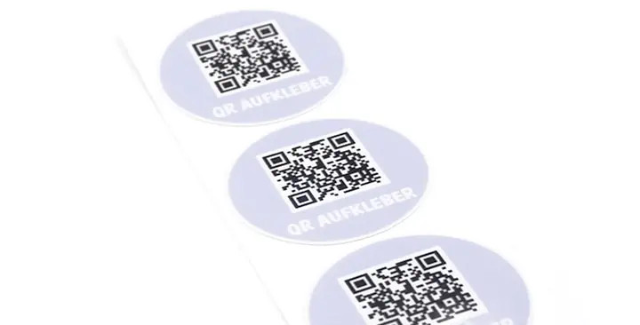 Advanced designer for QR code stickers