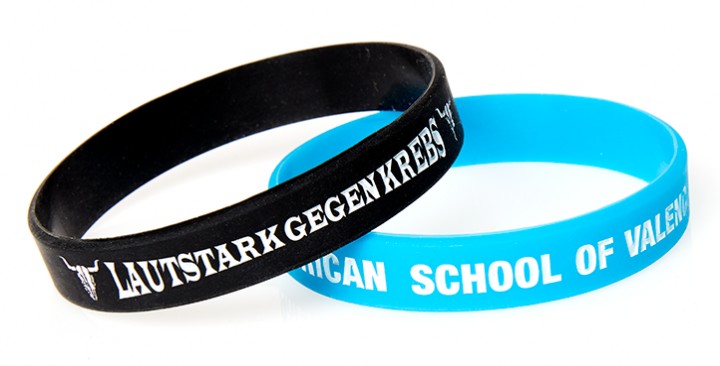 Silicone wristbands