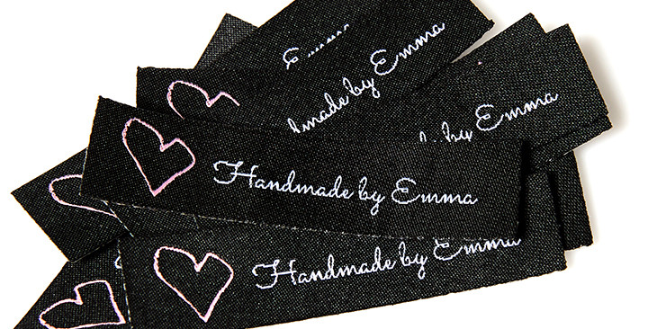Heatcut woven labels
