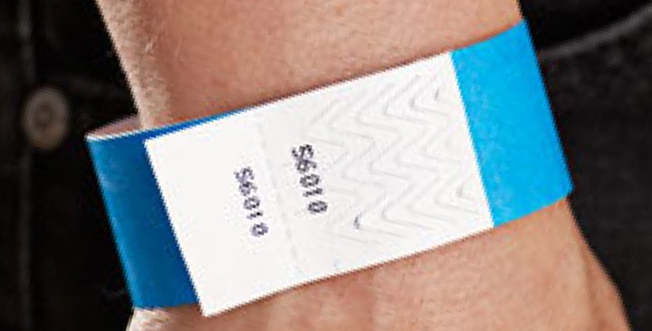 Wristbands with double numbers