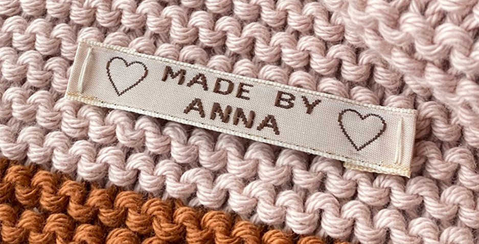 Woven name labels