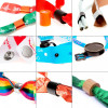 Festival wristbands with RFID and hard PVC slider