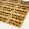 Unique gold stickers with your own design