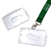 Lanyard pouches in clear PVC