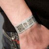 Festival wristband with QR code
