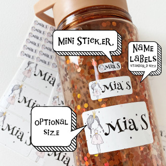 Baby package with 10 name labels 