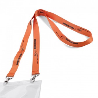 Lanyard with 2 carabiners