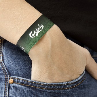 ONCE digitally printed wristband