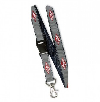 Reflex lanyards with print