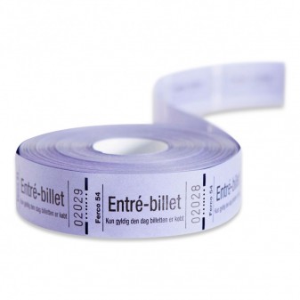 Roll tickets in stock or with logo