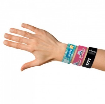 VIP wristbands with digital printing