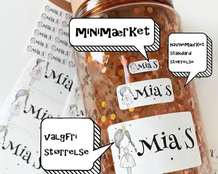 Baby package (10 name labels)