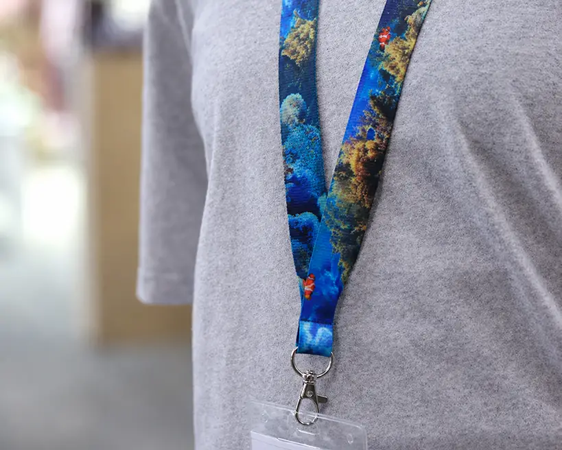 Lanyards made from Ocean Bound Plastic
