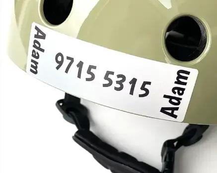 Stickers with reflex background and your own printing