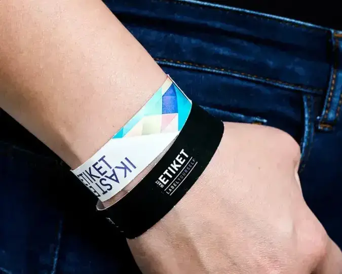 Full Color Tyvek Wristbands