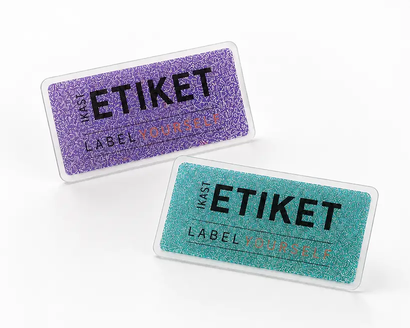 Iron-On Reflectors with Text and Logo