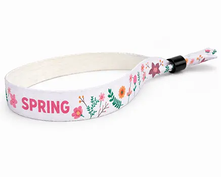 Festival wristbands with flowers