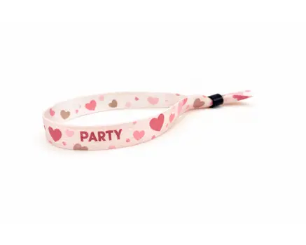 Festival wristbands with hearts