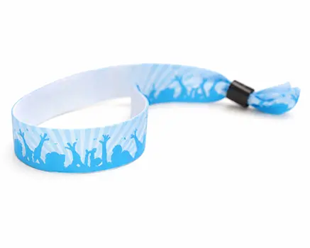 Blue party festival wristbands