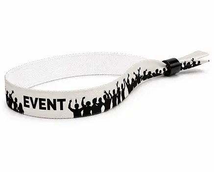 Black crowd festival wristbands