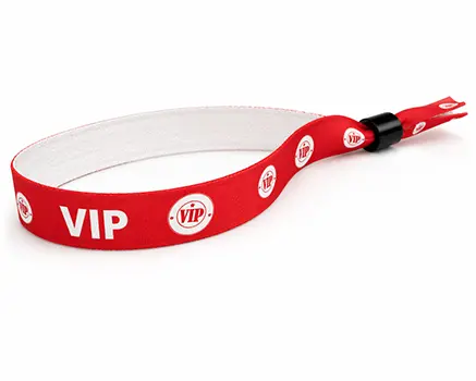 Red VIP festival wristbands