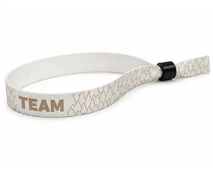 Patterned festival wristbands