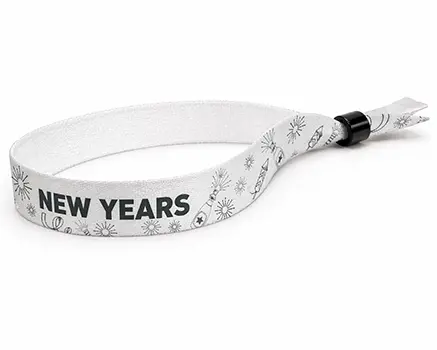Festival wristbands for New Year's Eve