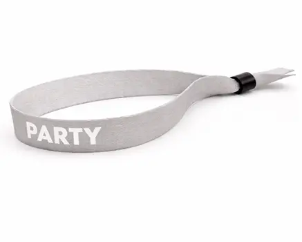 Light grey festival wristbands