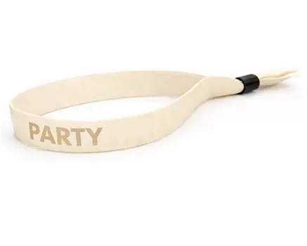 Light yellow festival wristbands