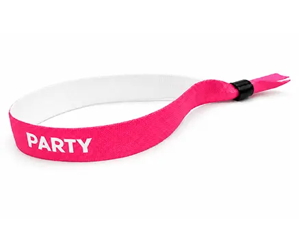 Magenta festival wristbands