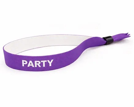 Deep purple festival wristbands