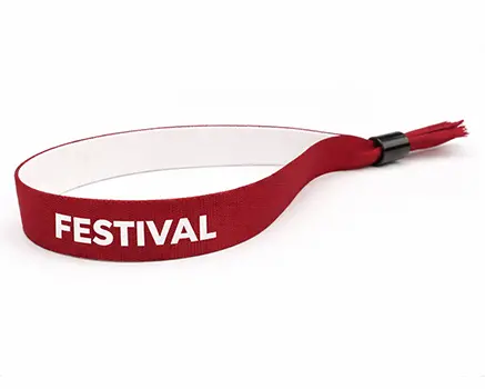 Reddish brown festival wristbands