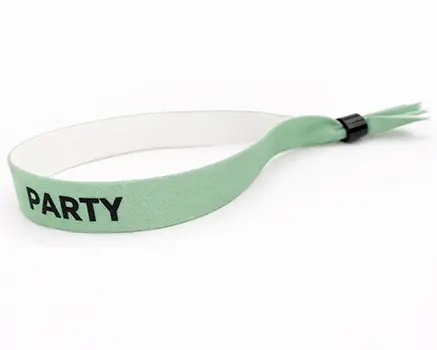 Light green festival wristbands