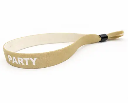 Olive green festival wristbands