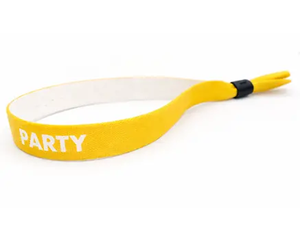 Sun yellow festival wristbands